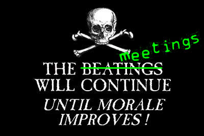 the meetings will continue jolly roger pirate flag